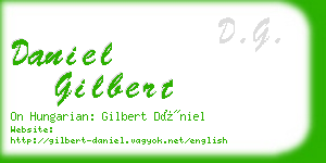 daniel gilbert business card